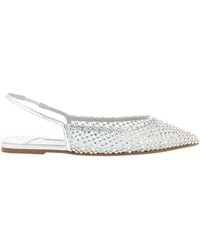 Le Silla - Gilda Crystal-Embellished Ballet Flats - Lyst