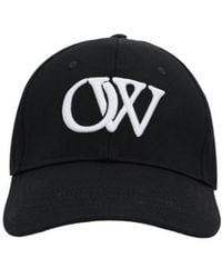 Off-White c/o Virgil Abloh - Logo Embroidered Baseball Cap - Lyst