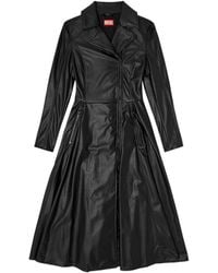 DIESEL - D-Ragon Midi Coat Dress - Lyst