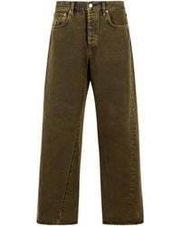 sunflower - Logo Patch Straight-Leg Jeans - Lyst