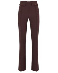 Elisabetta Franchi - High-Waist Pants - Lyst