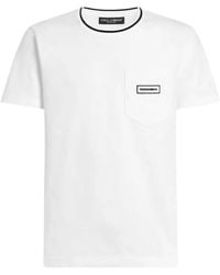 Dolce & Gabbana - Cotton T-Shirt With Logo - Lyst