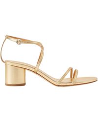 Aeyde - Metallic-Leather Sandals - Lyst