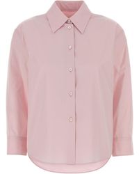 Jil Sander - Poplin Buttoned Shirt - Lyst