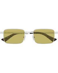 Bottega Veneta - Eyewear Classic Rectangular Sunglasses - Lyst