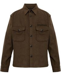 AllSaints - Collared Long-Sleeved Shirt - Lyst