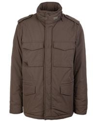 Aspesi - Vento Funnel Neck Field Jacket - Lyst