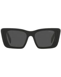 Prada - Eyewear Cat-Eye Frame Sunglasses - Lyst