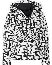 Aztech Mountain - Hooded Printed Down Ski Jacket - Lyst