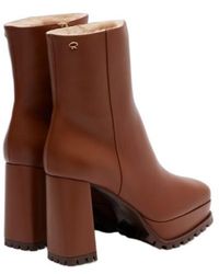 Gianvito Rossi - Lined Platform Ankle Boots - Lyst