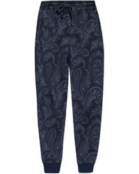 Etro - Paisley-Print Drawstring Sweatpants - Lyst