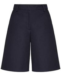 Valentino - Vlogo Signature Above-Knee Length Shorts - Lyst