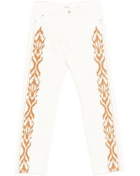 Isabel Marant - Lewys Embroidered Jeans - Lyst