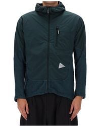 and wander - Alpha Direct Hooded Casual Jacket - Lyst