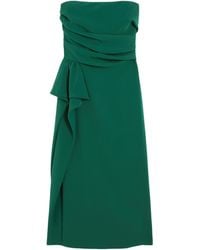 Max Mara - Studio Acceso Strapless Midi Dress - Lyst