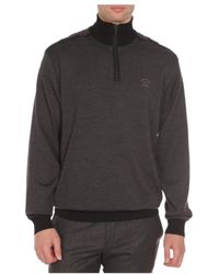Paul & Shark - Dark Zipper Detail Pullover - Lyst