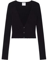 Courreges - Courrèges Solar Light Rib Cardigan - Lyst