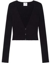 Courreges - Courrèges Solar Light Rib Cardigan - Lyst