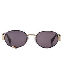 Zadig & Voltaire - Zv26W3 Studded Oval-Frame Sunglasses - Lyst
