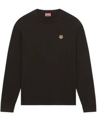 KENZO - Lucky Tiger Embroidered Long Sleeved T-Shirt - Lyst