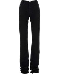 The Attico - The Logo Patch Stretch Denim Jeans - Lyst