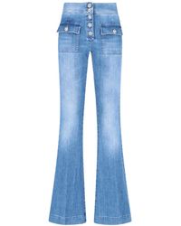 The Seafarer - Anais Button Pocket Jeans - Lyst