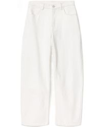 AllSaints - Sadie Barrel Leg Denim Jeans - Lyst