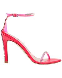 Stuart Weitzman - Crystal-Embellished 120Mm Heel Sandals - Lyst