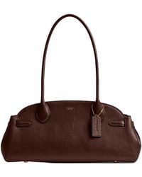 COACH - Empire Top-Handle Leather Tote Bag - Lyst