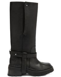 BY FAR - Yaka Biker Boots - Lyst