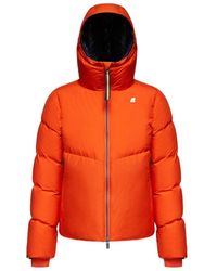 K-Way - Hugol Thermo Soft Touch Hooded Jacket - Lyst