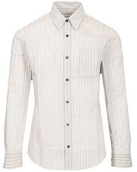 Dries Van Noten - Striped Button-Up Shirt - Lyst