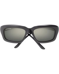Balenciaga - Eyewear Rectangle Frame Sunglasses - Lyst