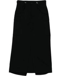 Junya Watanabe - Cargo Back-Slit Midi Skirt - Lyst