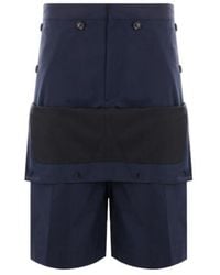 Bottega Veneta - Panelled Oversized Shorts - Lyst