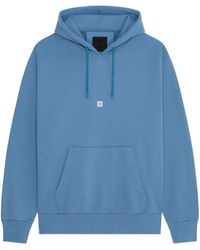 Givenchy - Logo Embroidered Drawstring Hoodie - Lyst
