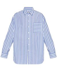 JW Anderson - Striped Button-Up Shirt - Lyst