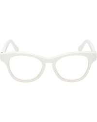Moncler - Eyewear Round Frame Glasses - Lyst