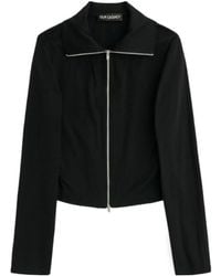 Our Legacy - Slim Zip Long Sleeve Jumper - Lyst