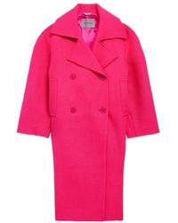 Balenciaga - Cocoon Double-Breasted Long Coat - Lyst