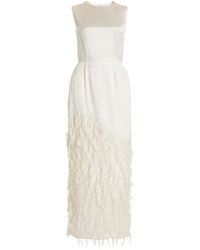 Gabriela Hearst - Maslow Organza Midi Dress - Lyst