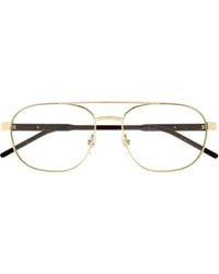 Gucci - Eyewear Pilot Frame Glasses - Lyst