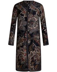 Etro - Reversible Chenille Jacquard Coat - Lyst
