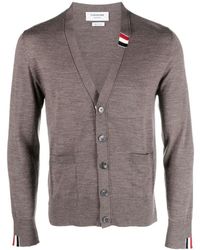 Thom Browne - Button-Up Knitted Cardigan - Lyst