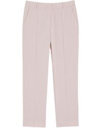 Weekend by Maxmara - Woollen Cloth Cigarette Trousers - Lyst