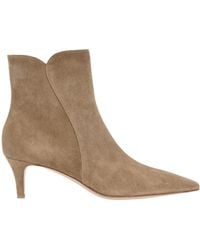 Gianvito Rossi - Pointed-Toe Ankle Boots - Lyst