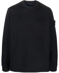 Stone Island - Compass-Patch Crew-Neck Jumper - Lyst