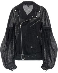 Comme des Garçons - Balloon-Sleeve Mesh Jacket - Lyst
