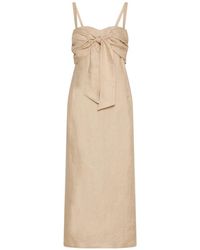 Marella - Pure Linen Sheath Dress - Lyst