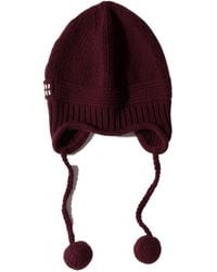 Miu Miu - Wool And Cashmere Hat - Lyst